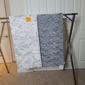 Throw size minky blanket